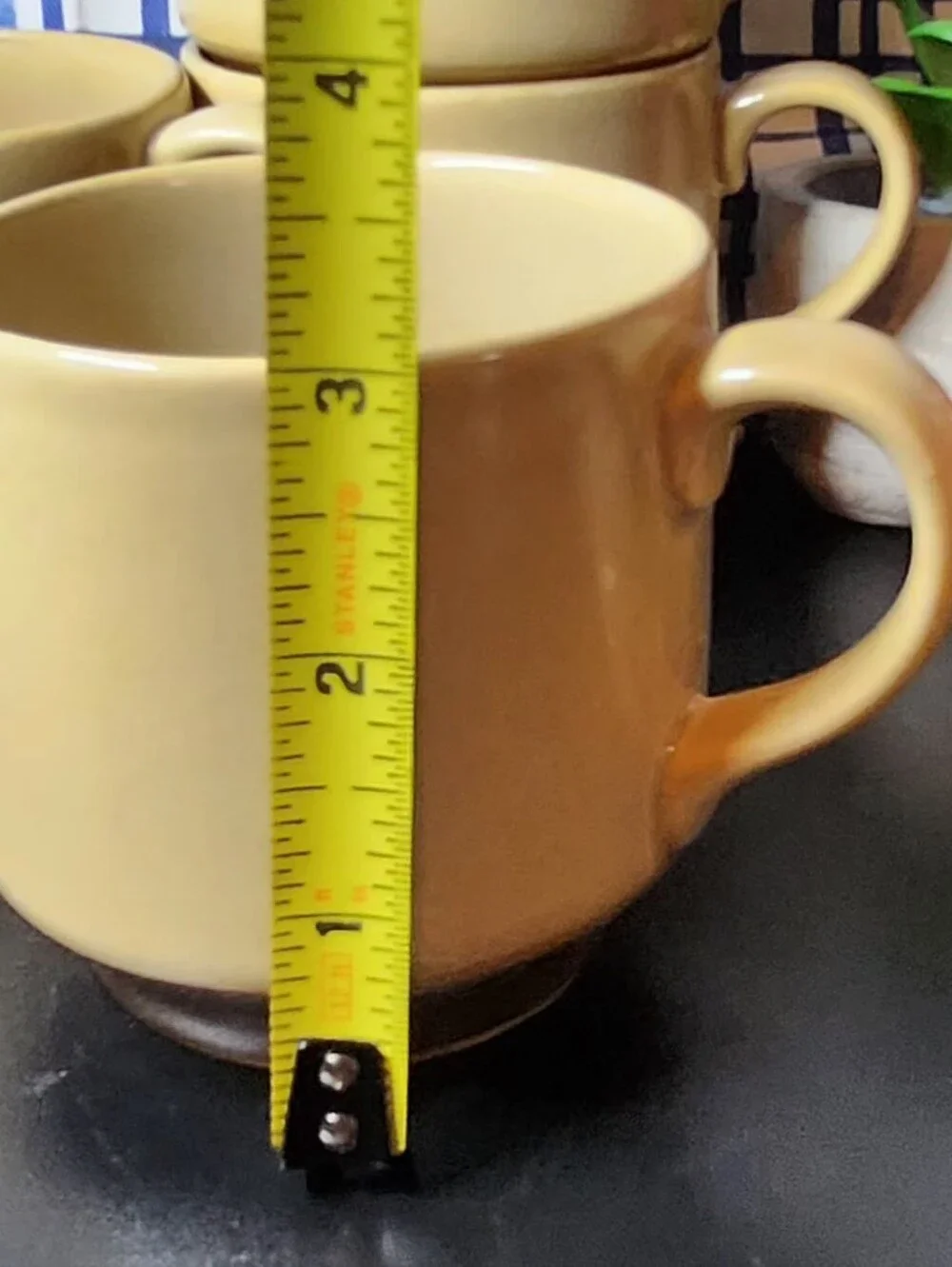 Hearthside Japan Dogwood Coffee Cup Stonewear Set Of 4